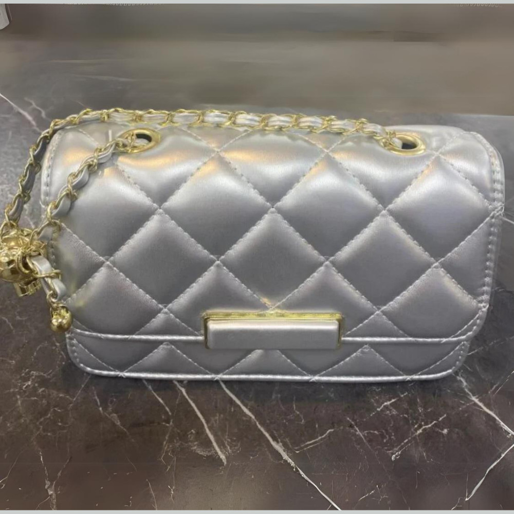 Bag Silver Quilted