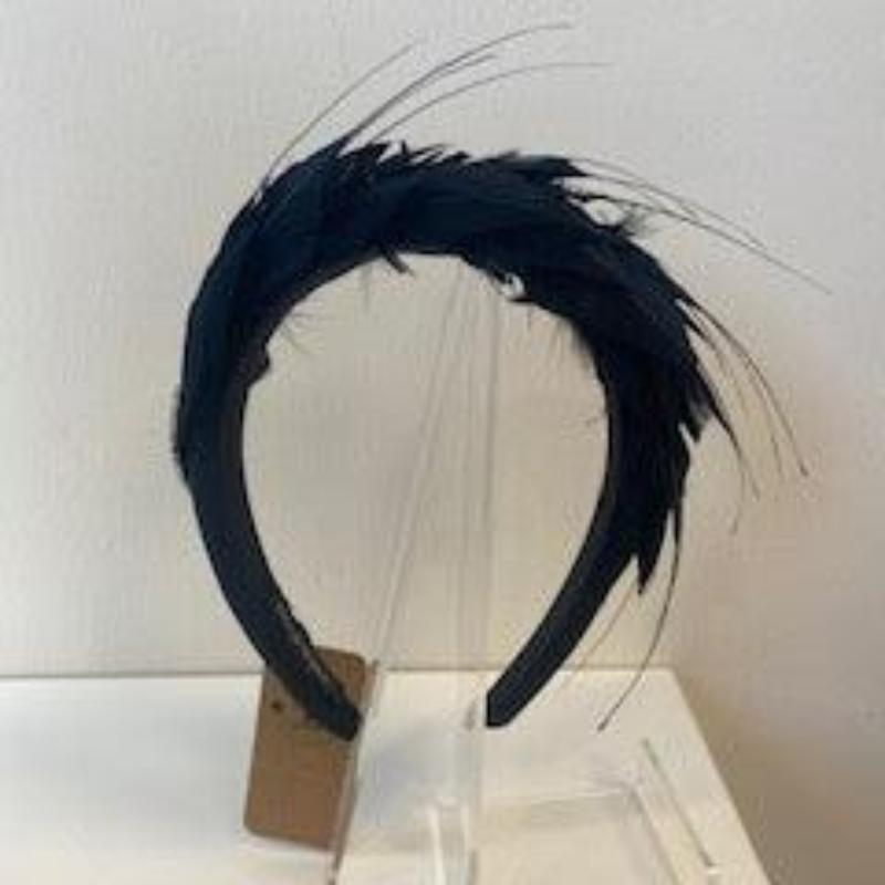 Black Feather Headband