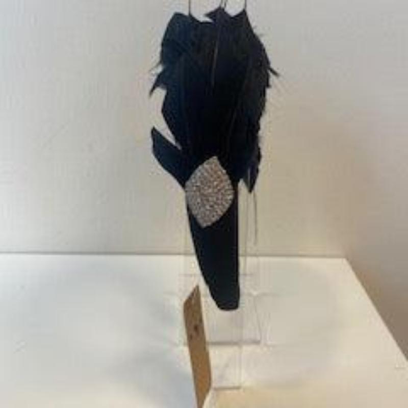 Black Feather Headband