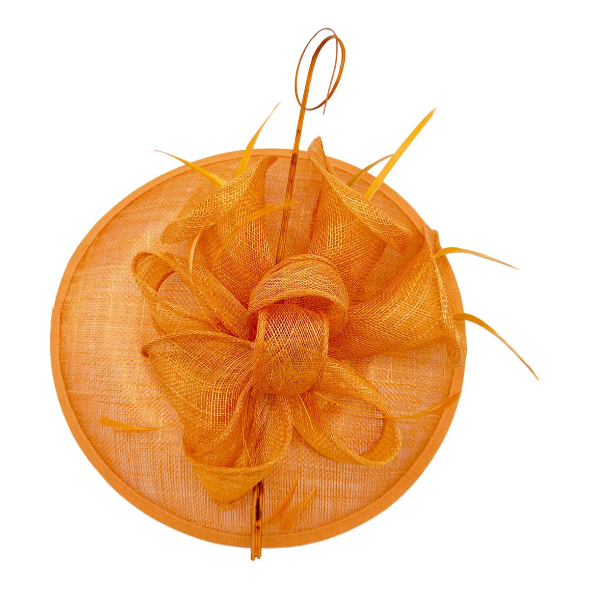 Orange Fascinator