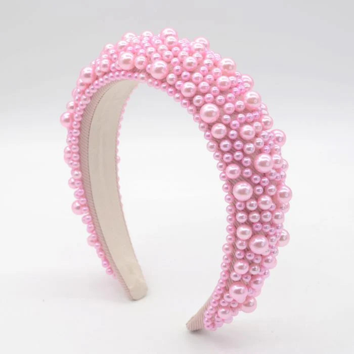 Pink Clutch Bag with gold turn lock fastener