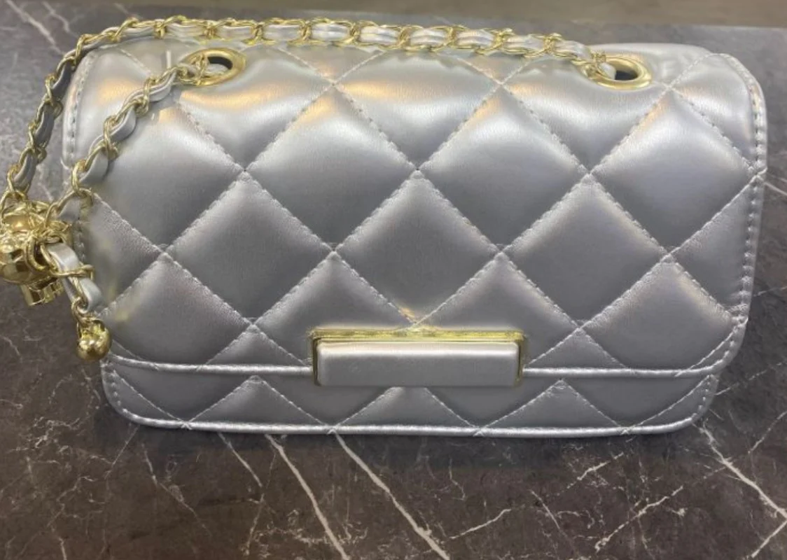 Bag Silver Quilted