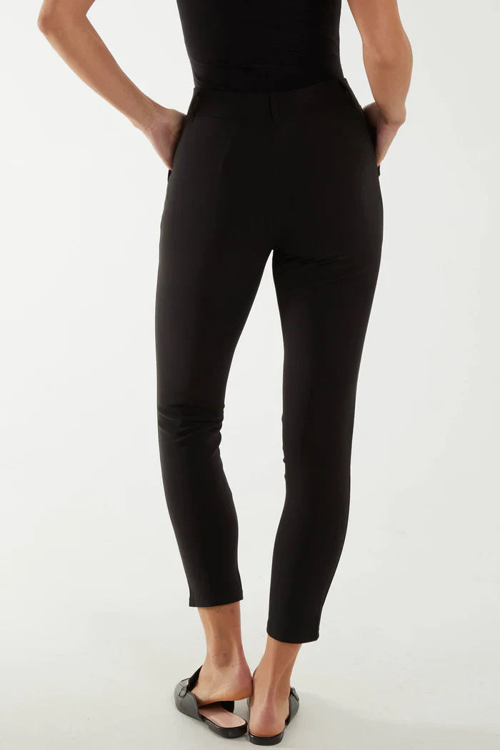 Trousers Black Ankle Length