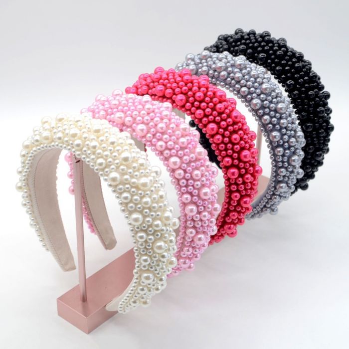 Hairband Pearlised Red